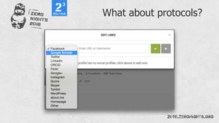 What about protocols?
 