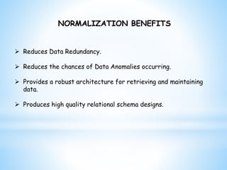 Fd & Normalization - Database Management System | PPTX