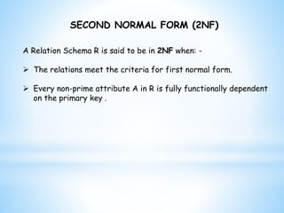 Fd & Normalization - Database Management System | PPTX