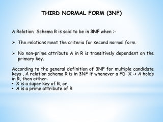 Fd & Normalization - Database Management System | PPTX