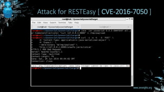 Attack for RESTEasy [ CVE-2016-7050 ]
 