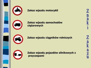 Bezpieczeństwo na drodze - znaki drogowe