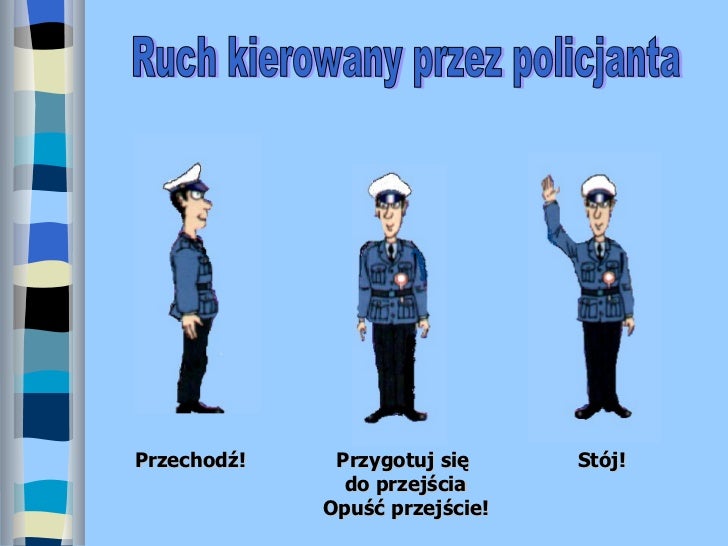 Ruch Kierowany Przez Policjanta Rysunki