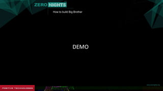 How to build Big Brother
DEMO
 