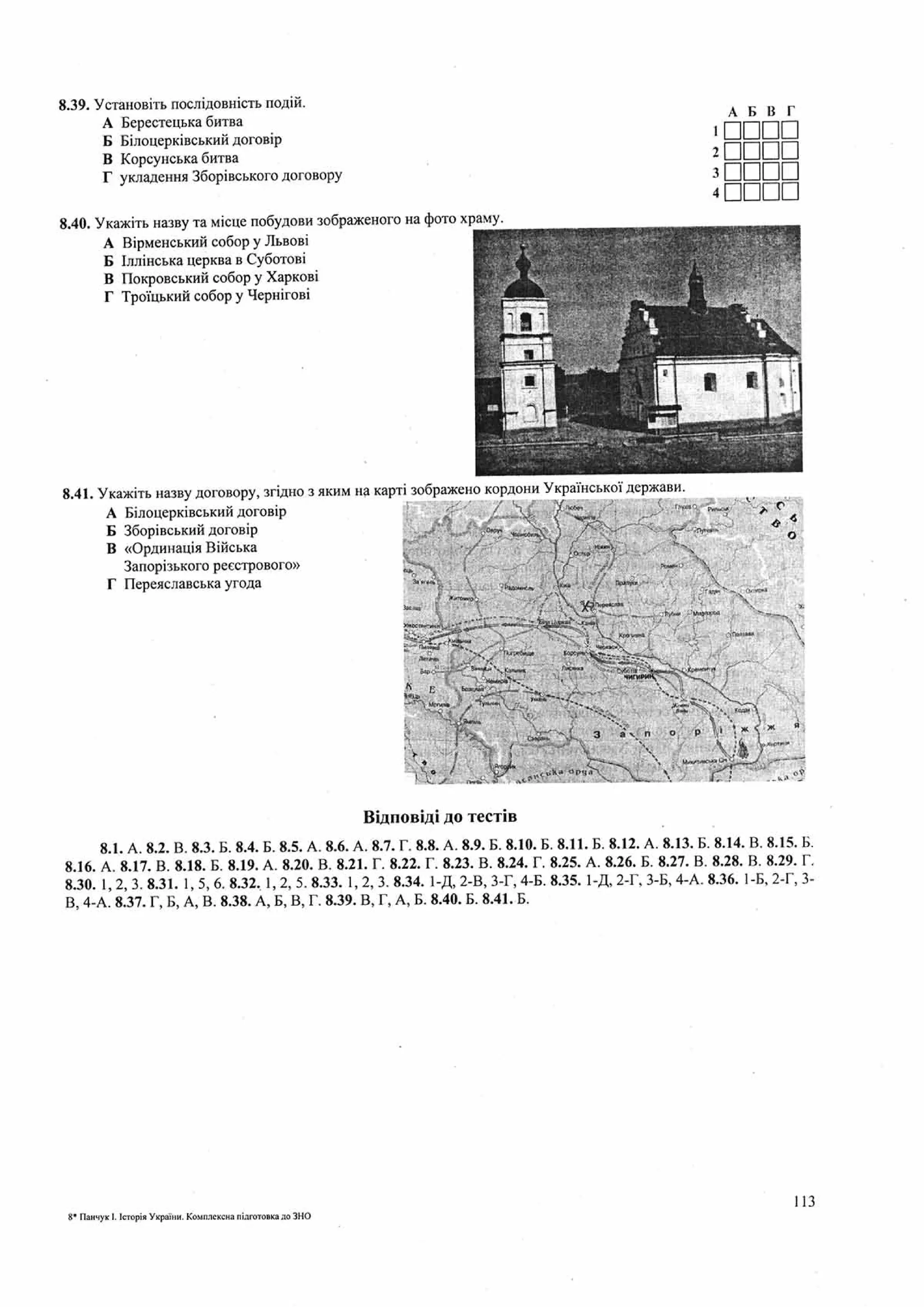Панчук І. Історія України : комплексна підготовка до зовнішнього незалежного оцінювання / І. Панчук. — Тернопіль : Підручники і посібники, 201