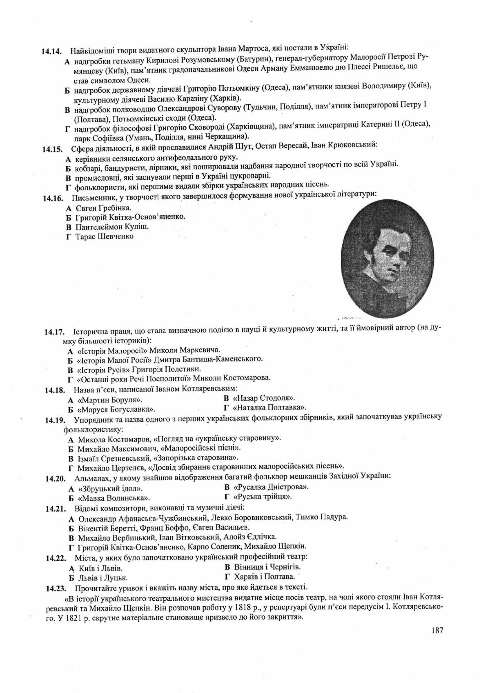 Панчук І. Історія України : комплексна підготовка до зовнішнього незалежного оцінювання / І. Панчук. — Тернопіль : Підручники і посібники, 201
