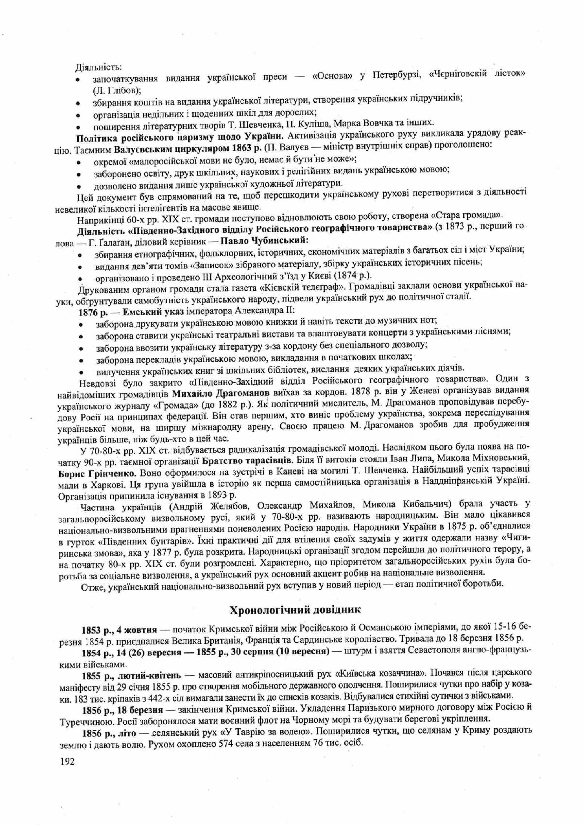 Панчук І. Історія України : комплексна підготовка до зовнішнього незалежного оцінювання / І. Панчук. — Тернопіль : Підручники і посібники, 201