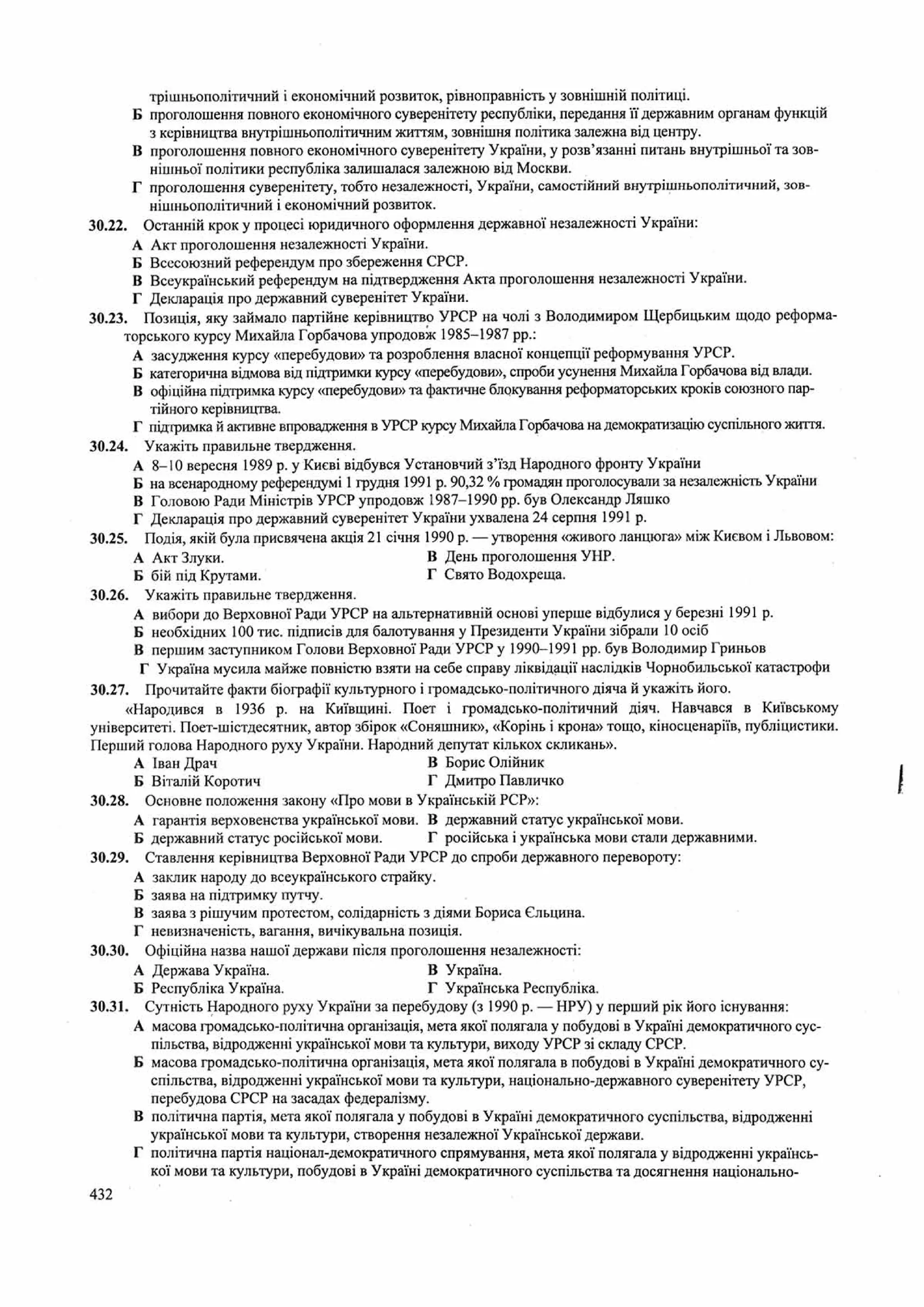 Панчук І. Історія України : комплексна підготовка до зовнішнього незалежного оцінювання / І. Панчук. — Тернопіль : Підручники і посібники, 201