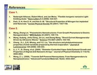 ZnO-Nanostructures_Presentation
