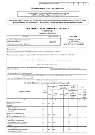 Форма № 77-РВК 2017-2018 Н.Р. | PDF