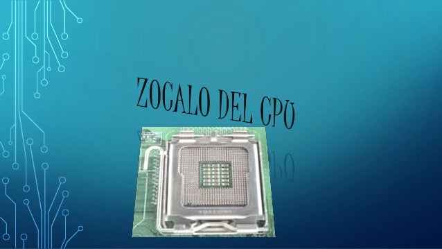 Zocalo Del Cpu O Socket