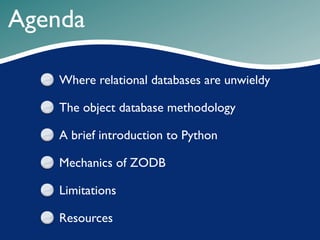 ZODB, the Zope Object Database (May 2003) | PDF