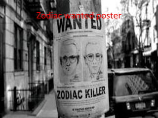 Mike Mageau
• age 19, was shot four times
• The weapon was a 9mm semi-automatic
  pistol. There was no indication of robbery or
  sexual molestation. There were no witnesses.
 
