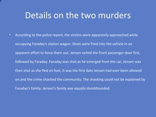 Paul Stine crime scene




      Blood stains
 