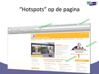 “ Hotspots” op de pagina 