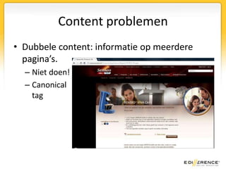 Mooi zoekresultaat per product