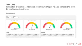 Zoho analytics | PPTX