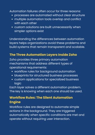 Zoho Consultants Explain How to Choose the Right Automation Layer in ...