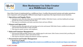 Zoho Creator as a Middleware Layer Extend Your Legacy ERP Without ...