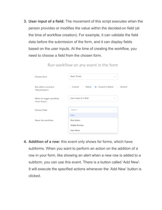 Zoho Workflow Template Examples Zoho Creators Form Workflow Guide to Optimal Productivity (2).pdf | Web ...