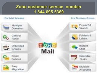 Zoho customer service  number