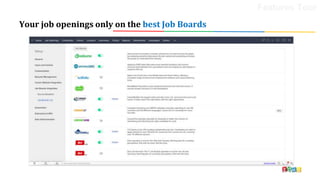 Your job openings only on the best Job Boards
Features Tour
 