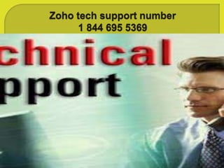 Zoho tech  support number