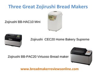 Zojirushi BB-HAC10 Home Bakery 1-Pound-Loaf Programmable Mini Breadmaker  Bundle