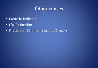Extinction of Species , Conservation of Species , Project tiger | PPTX