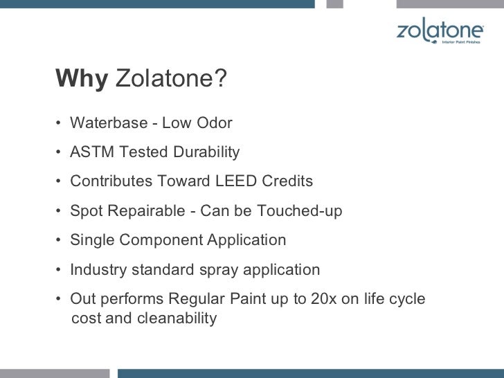 Zolatone Presentation