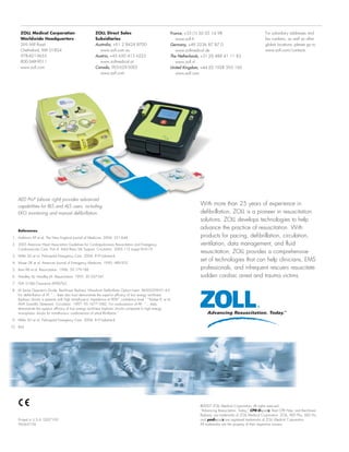 Zoll AED Plus Automated External Defibrillator | PDF
