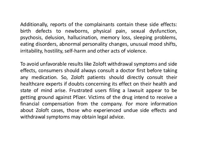 Sertraline Side Effects Diarrhea