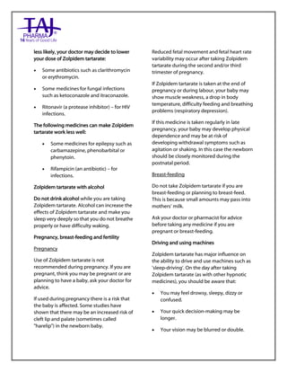 can zolpidem be taken with gabapentin