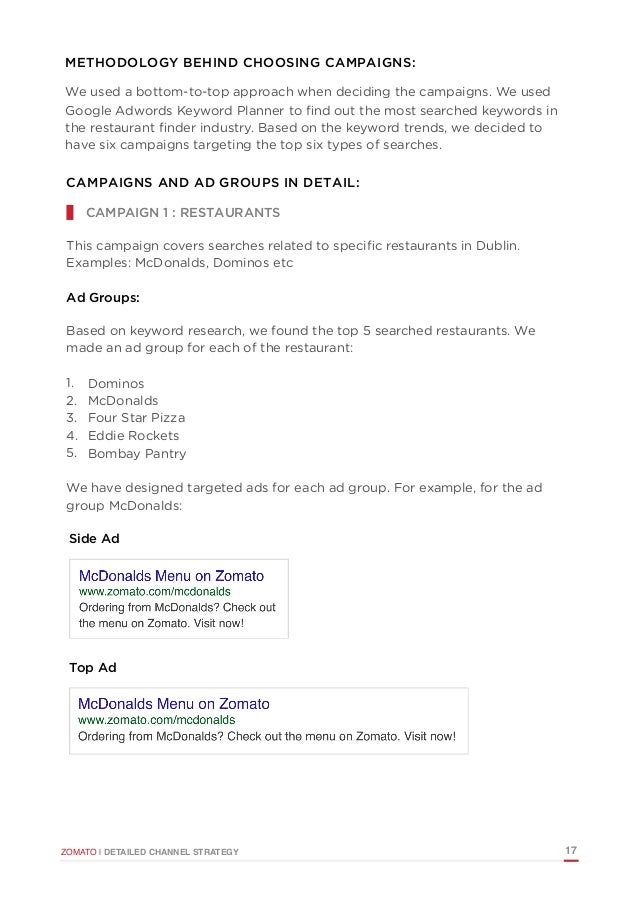 Zomato Seo And Search Marketing
