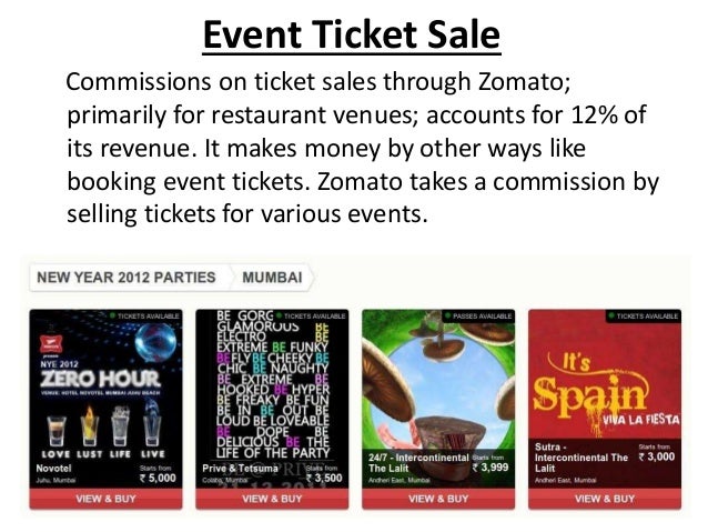 ticket revenue