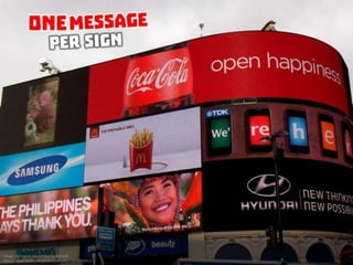 One message per sign
 