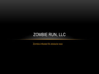 ZOMBIE RUN, LLC
Zombie-infested 5k obstacle race
 