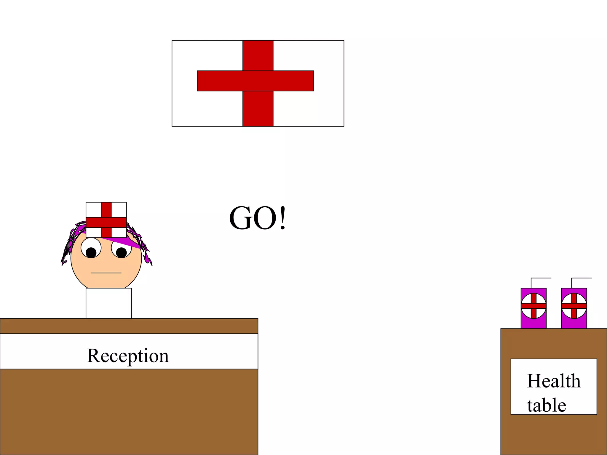 Reception Health table GO! 