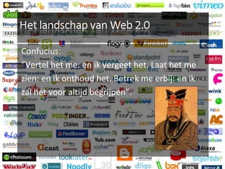 Confucius: ” Vertel het me: en ik vergeet het. Laat het me zien: en ik onthoud het. Betrek me erbij: en ik zal het voor altijd begrijpen”. © Flickr / ramener 