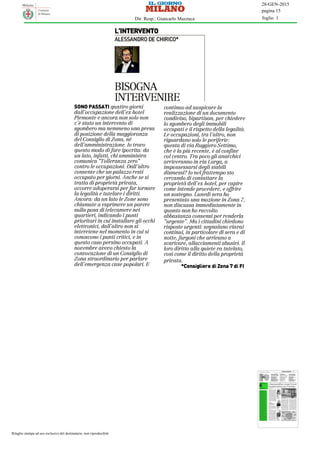 28-GEN-2015
pagina 15
foglio 1Dir. Resp.: Giancarlo Mazzuca
Ritaglio stampa ad uso esclusivo del destinatario, non riproducibile
 