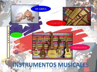 OCARINA QUENA CHARANGO ZAMPOÑA