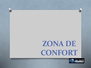 ZONA DE
CONFORT
 