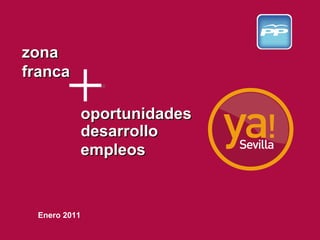 zona  franca oportunidades desarrollo empleos Enero 2011 
