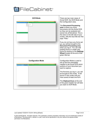 Zonal OCR User Guide | PDF