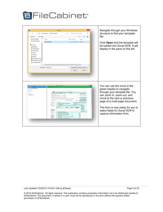 Zonal OCR User Guide | PDF