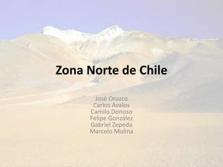 Zona Norte de Chile
       José Orozco
      Carlos Avalos
     Camilo Donoso
     Felipe González
     Gabriel Zepeda
     Marcelo Molina
 