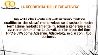 LA REDDITIVITA’ DELLE TUE ATTIVITA’
 
