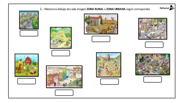 Zona Rural Zona rural y urbana caracteristicas