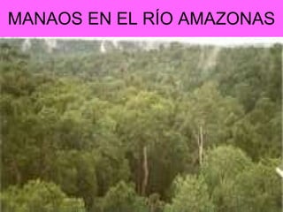 MANAOS EN EL RÍO AMAZONAS 