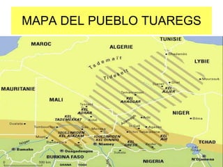 MAPA DEL PUEBLO TUAREGS 